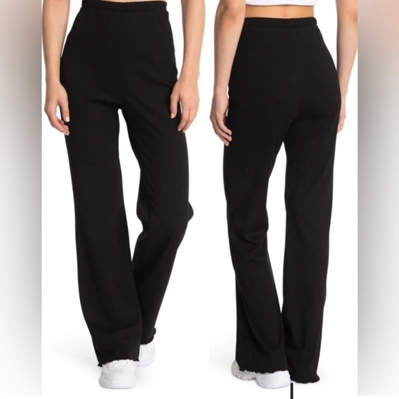 Abound NWT black, wide leg pants lounge, lagan comfort, 1 X - Picture 1 of 4
